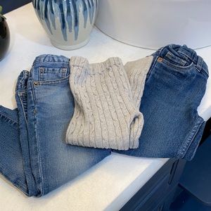 ✨Winter BUNDLE✨ 2T - Jeans and Knit Leggings